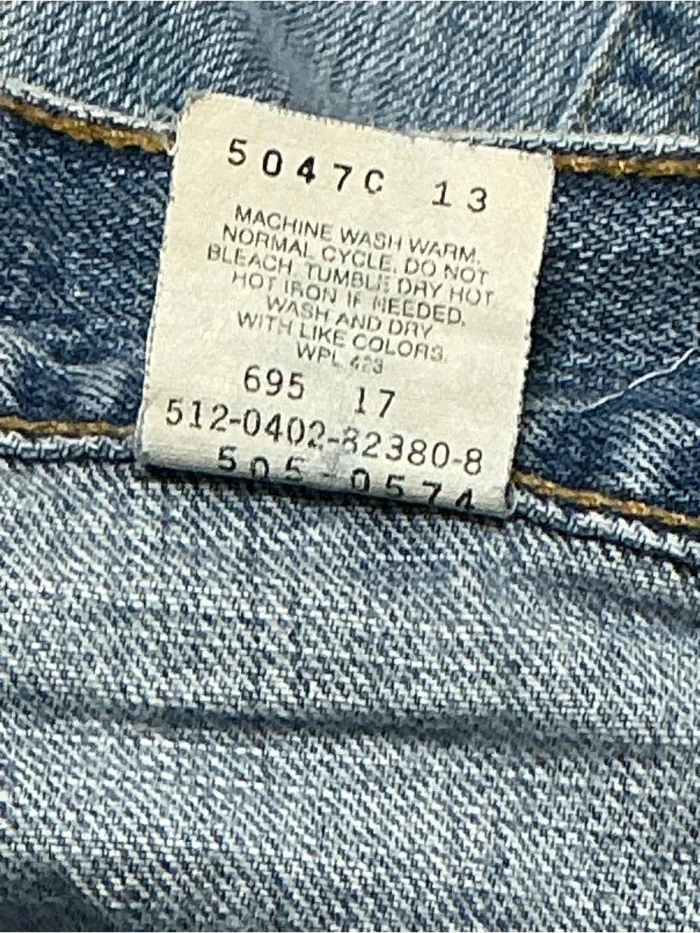 Levi's 505 Light Blue Straight Jeans